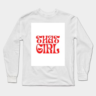 that girl Long Sleeve T-Shirt